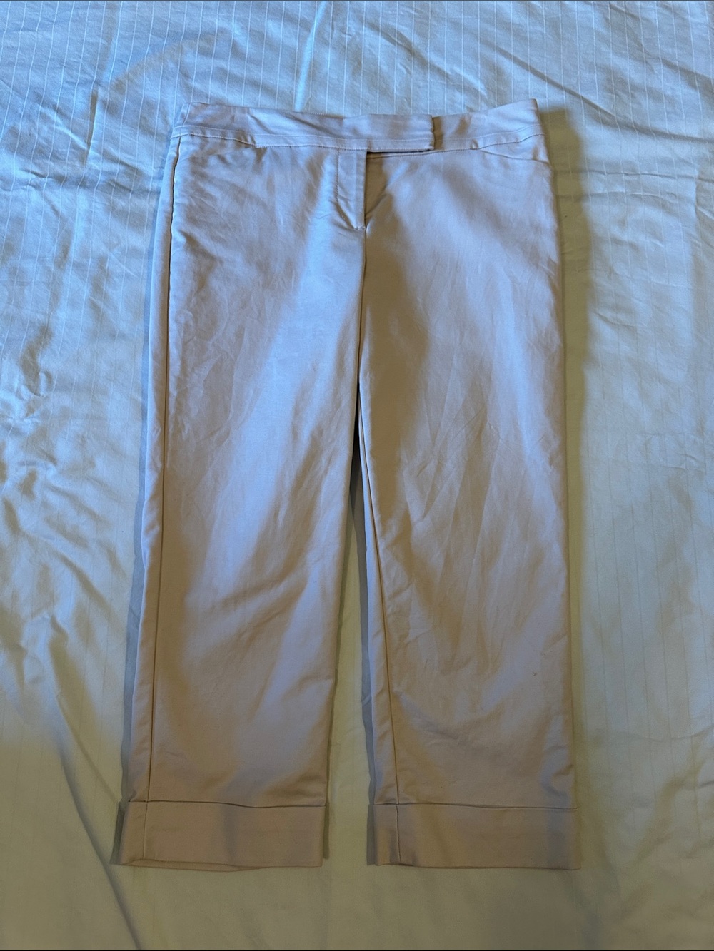 Ann Taylor Signature Blush Tan Dress Ankle Pants